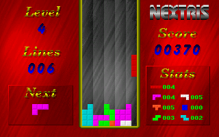 Nextris Spielbildschirm
